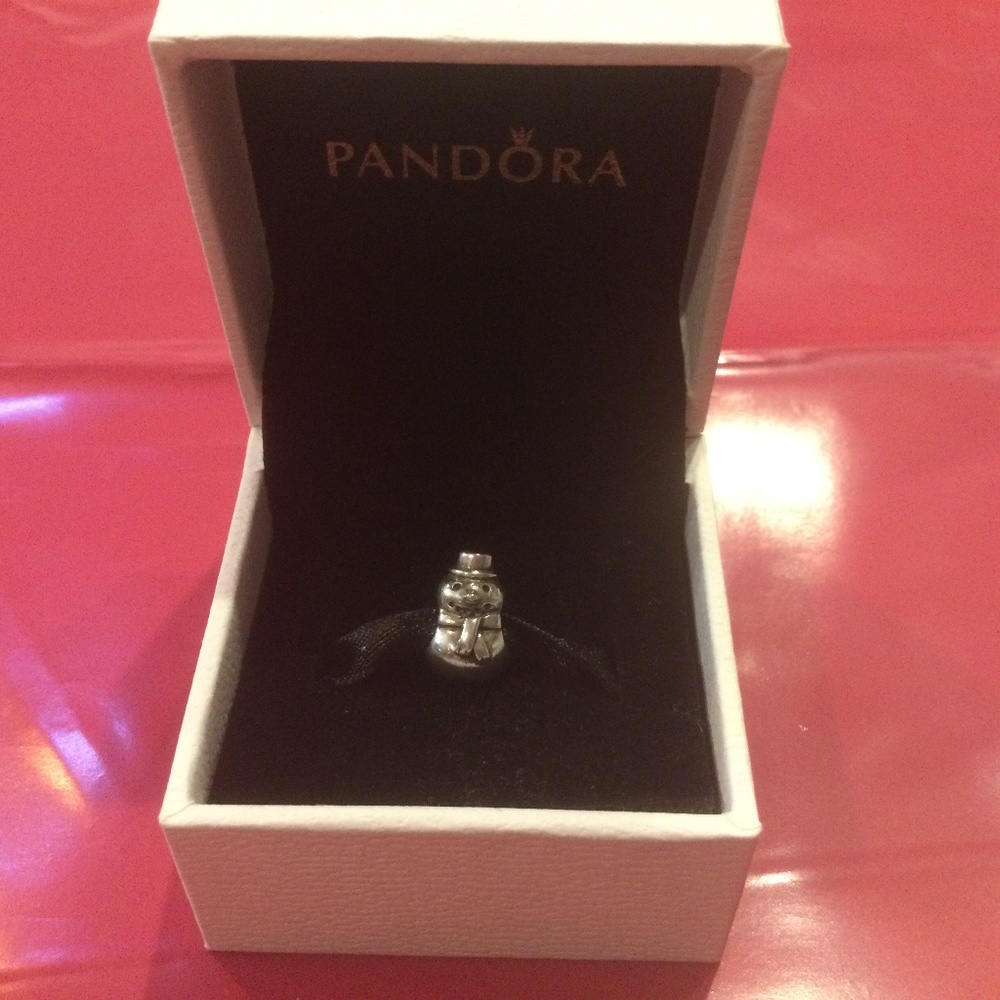 Authentic Pandora Snowman Charm - Retired